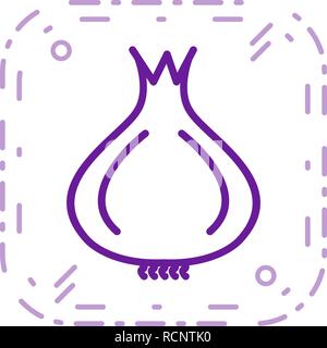 Vector Onion Icon Stock Vector