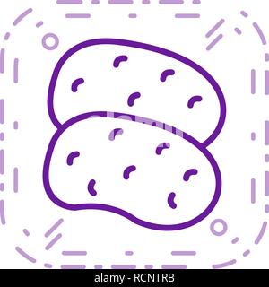 Vector Potatoes Icon Stock Vector
