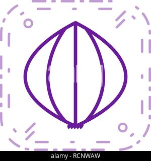 Vector Garlic Icon Stock Vector