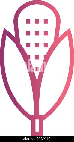 Vector Corn Icon Stock Vector