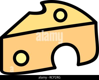Vector Cheese Icon Stock Vector