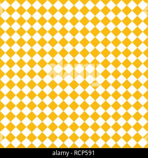 Abstract seamless flat pattern with rhombuses. Vector illustration. Orange geometric art pattern Stock Vector