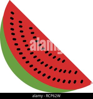 Vector Watermelon Icon Stock Vector