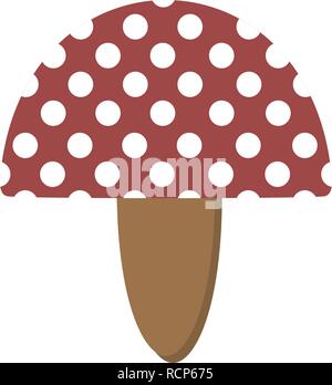 Vector Mushroom Icon Stock Vector