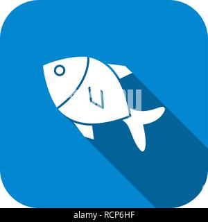 Vector Fish Icon Stock Vector