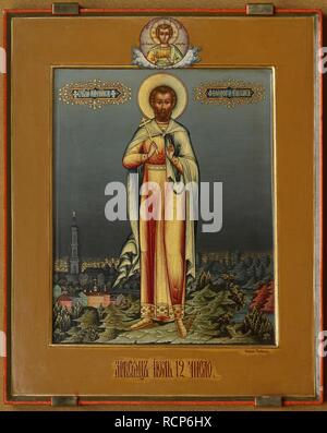 Saint Theodore the Varangian. Museum: State Museum of Religious History, St Petersburg. Author: Chirikov, Osip Semionovich. Stock Photo