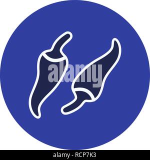 Vector Pepper Icon Stock Vector