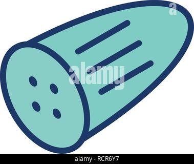 Vector Cucumber Icon Stock Vector