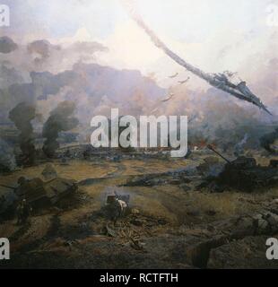 The Battle of Kursk (Diorama). Museum: Museum of the Great Patriotic ...