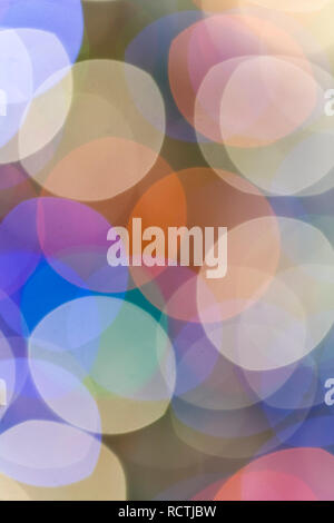 Colorful abstract , out of focus circles  of light Stock Photo