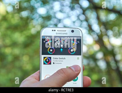 PDA phone, touch screen based, isolated on white Stock Photo - Alamy