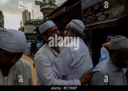 Muslim Men Greeting Each Other Stock Photo Alamy