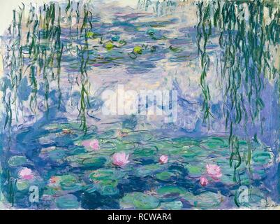 Waterlilies (Nymphéas). Museum: Musée Marmottan Monet, Paris. Author: MONET, CLAUDE. Stock Photo