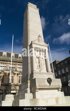 The Preston Cenotaph war monument in Preston, Lancashire, England. Stock Photo