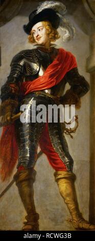 Portrait of Cardinal-Infante Ferdinand of Austria (1609-1641). Museum: Art History Museum, Vienne. Author: HOECKE, JAN VAN DEN. Stock Photo