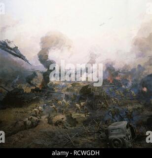 The Battle of Kursk (Diorama). Museum: Museum of the Great Patriotic ...