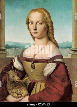 Lady with a Unicorn Raffaello Sanzio da Urbino Raphael Raffaello