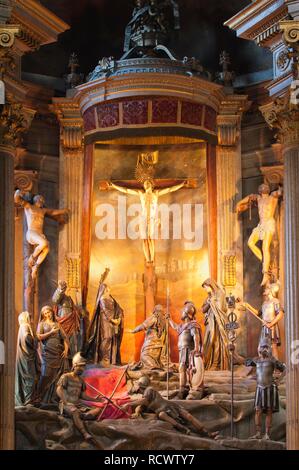 Bom Jesus do Monte Sanctuary, interior, Braga, Minho, Portugal, Europe Stock Photo