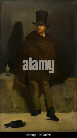 The Absinthe Drinker. Museum: Ny Carlsberg Glyptotek. Author: MANET, EDOUARD. Stock Photo