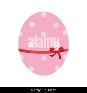 Easter color egg icon on white background for graphic and web design, Modern simple vector sign. Internet concept. Trendy symbol for website design we Stock Vector