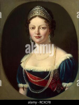 Portrait of Grand Duchess Catherine Pavlovna of Russia (1788-1819). Museum: State Hermitage, St. Petersburg. Author: ANONYMOUS. Stock Photo