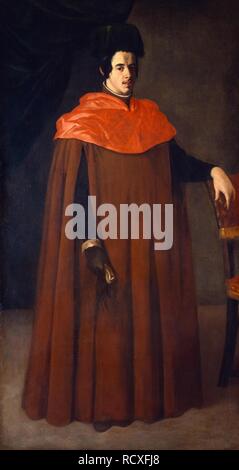 Doctor of Law. Museum: Isabella Stewart Gardner Museum, Boston. Author: ZURBARAN, FRANCISCO DE. Stock Photo