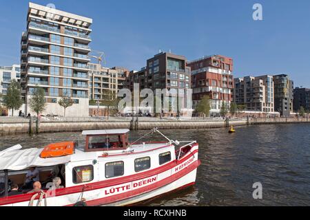 Kaiserkai quarter, HafenCity, harbour area, Hamburg, Germany Stock Photo