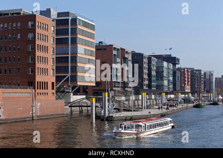 Sandtorkai quarter, HafenCity, harbour area, Hamburg Stock Photo