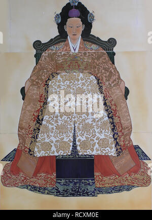 Myeongseong (1851-1895), Empress of Korea. Museum: Gyeonggi-do Myeongseong Memorial. Author: ANONYMOUS. Stock Photo