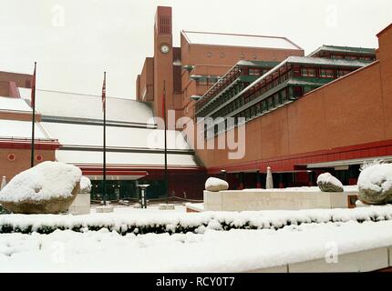 British Library. [Photographs of the British Library building at St ...