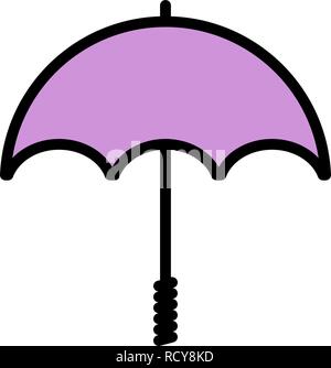 Umbrella Vector Icon For Personal And Commercial Use............. Stock Vector