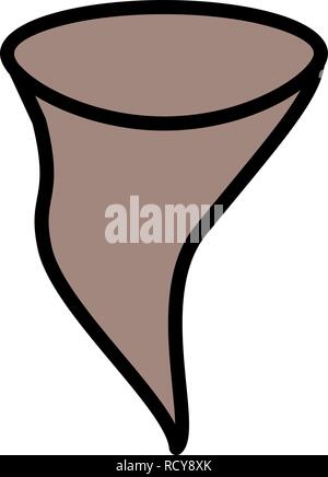 Tornado Vector Icon For Personal And Commercial Use............. Stock Vector