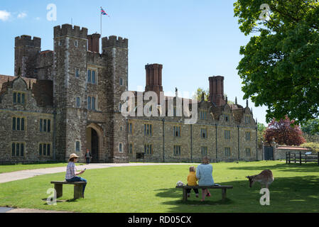 Knole Park house and gardens, Sevenoaks, Kent Stock Photo