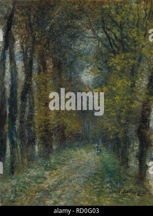 L'allée couverte. Museum: PRIVATE COLLECTION. Author: Renoir, Pierre-Auguste. Stock Photo