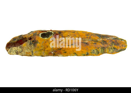 rotten papaya on white isolate background Stock Photo