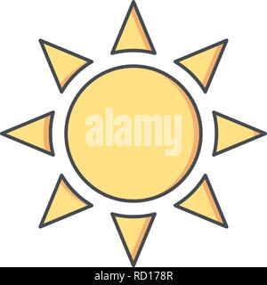 Brightness Vector Icon For Personal And Commercial Use............. Stock Vector