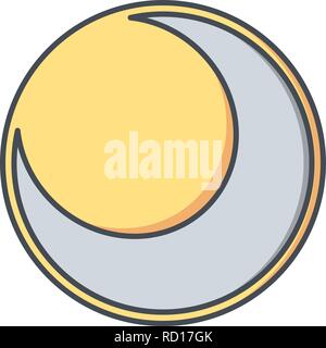 Eclipse Vector Icon For Personal And Commercial Use............. Stock Vector
