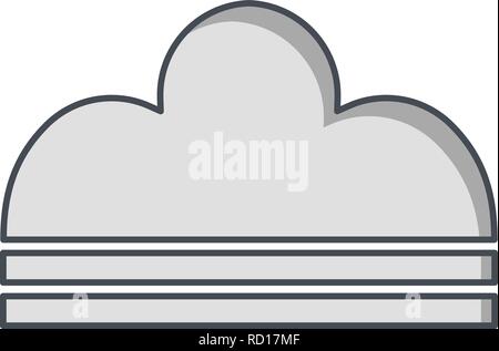 Fog Vector Icon For Personal And Commercial Use............. Stock Vector