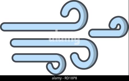 Wind Vector Icon Vector Icon For Personal And Commercial Use............. Stock Vector
