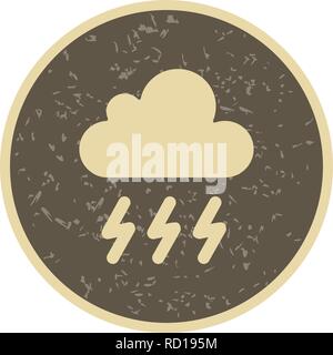 Storm Vector Icon For Personal And Commercial Use............. Stock Vector