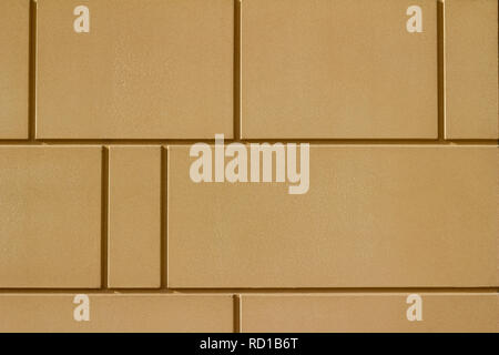 Light brown color smooth textured modern stone tile wall background Stock Photo
