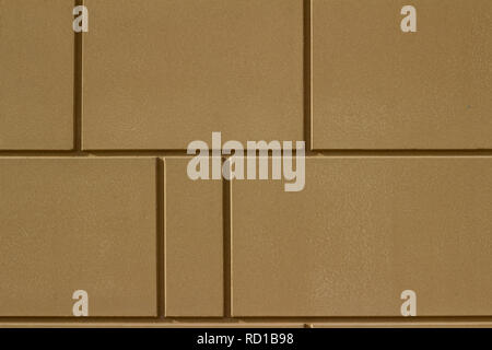 Light brown color smooth textured modern stone tile wall background Stock Photo