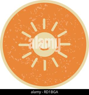 Sun smiling Vector Icon For Personal And Commercial Use............. Stock Vector