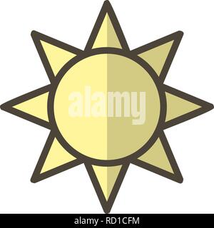 Brightness Vector Icon For Personal And Commercial Use............. Stock Vector