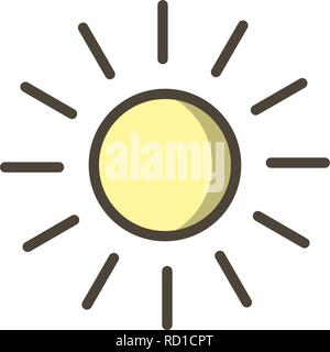 Sun Vector Icon For Personal And Commercial Use............... Stock Vector