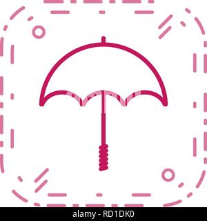 Umbrella Vector Icon For Personal And Commercial Use............. Stock Vector