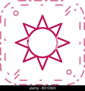 Brightness Vector Icon For Personal And Commercial Use............. Stock Vector