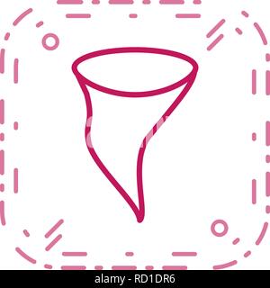 Tornado Vector Icon For Personal And Commercial Use............. Stock Vector