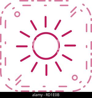Sun Vector Icon For Personal And Commercial Use............... Stock Vector