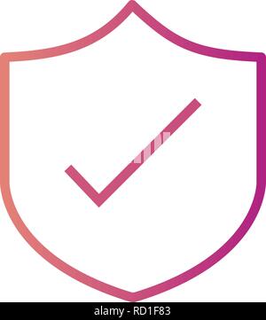 Shield Vector Icon For Personal And Commercial Use............. Stock Vector